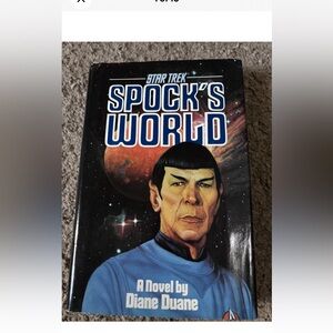 Star Trek Spock’s World hardcover book+ BONUS ITEM starfleet training manual